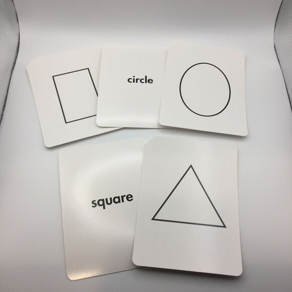 Set of 2 Learning Horizons Numbers Colors & Shapes in a Flash 50 Cards Visual - Picture 12 of 16